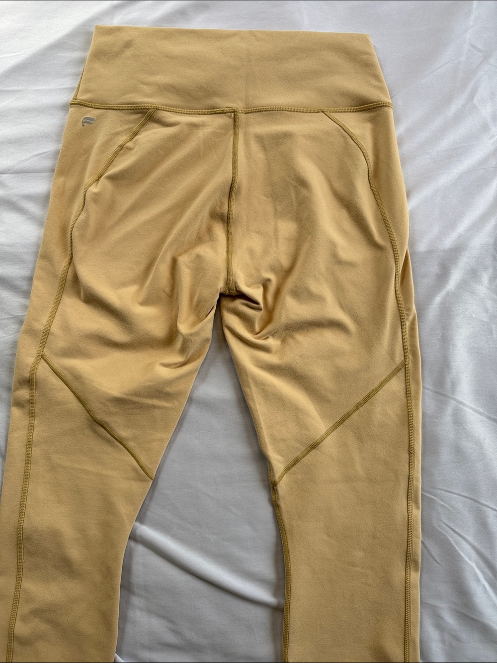 High-Waist Mustard Yellow Leggings